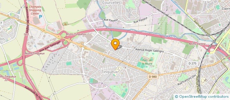 localisation de l'entreprise HALTEMIS  TINQUEUX