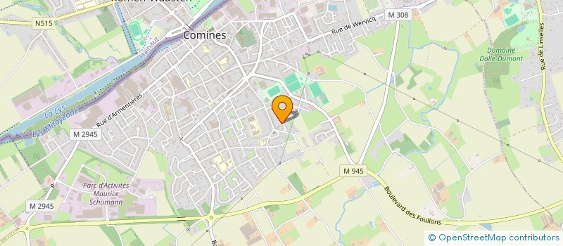 localisation de l'entreprise HALTER'ASSO  COMINES