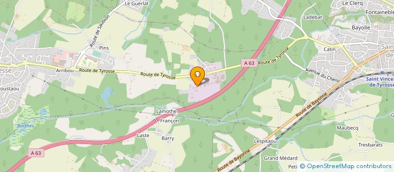 localisation de l'entreprise HALTERE ET GO GYM  ANGRESSE