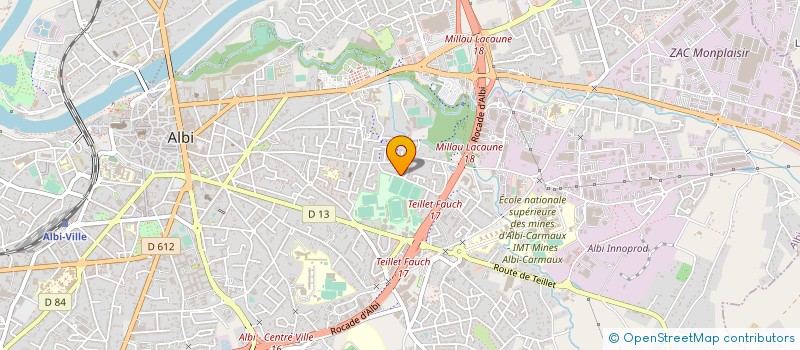 localisation de l'entreprise HALTERO CLUB ALBIGEOIS à ALBI