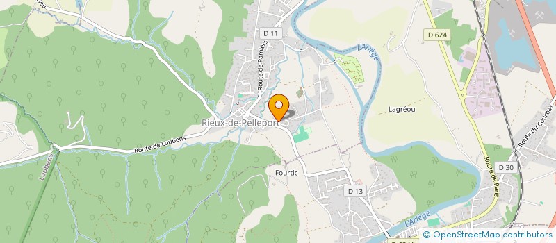 localisation de l'entreprise HALTERO CLUB DE PAMIERS  RIEUX-DE-PELLEPORT