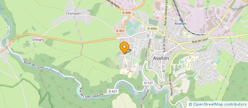 localisation de l'entreprise HALTEROPHILE CLUB AVALLONNAIS à AVALLON