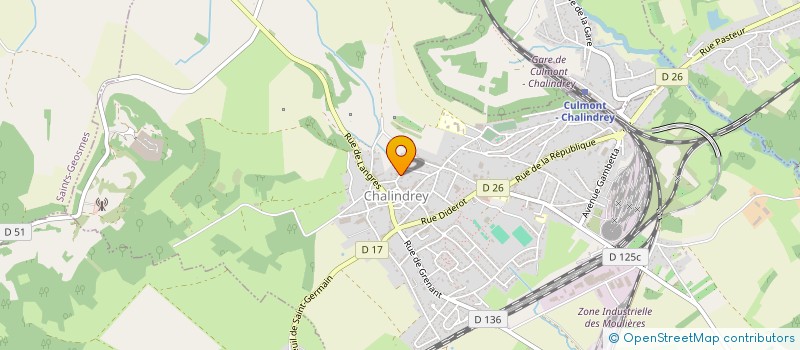 localisation de l'entreprise HALTEROPHILIE CLUB LANGROIS à CHALINDREY