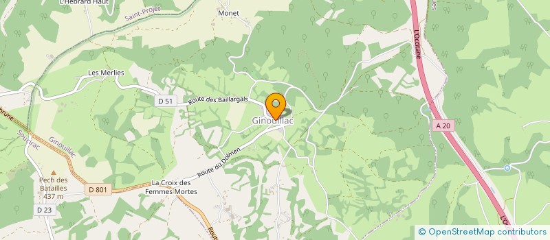 localisation de l'entreprise HALTO LOU TCHAUVALS  LE VIGAN