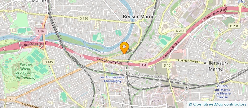 localisation de l'entreprise HALY  CHAMPIGNY-SUR-MARNE