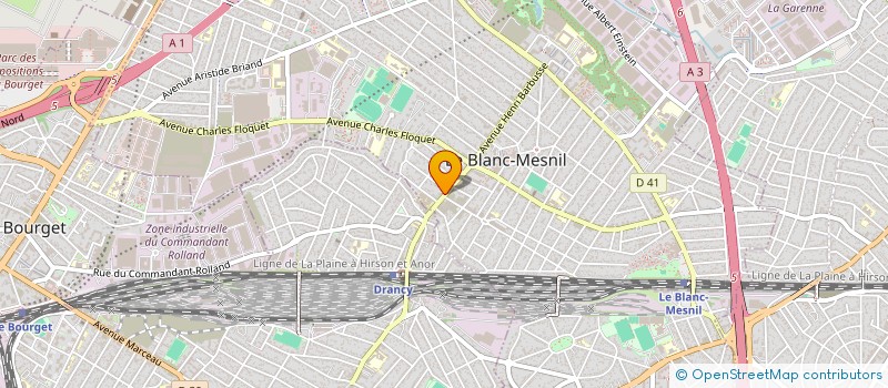 localisation de l'entreprise HAM à LE BLANC-MESNIL