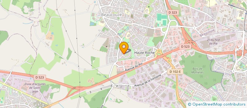 localisation de l'entreprise HAM  BEAUCOUZE