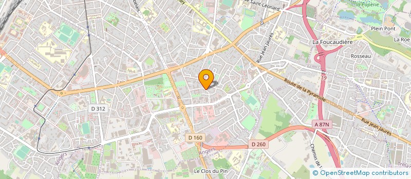 localisation de l'entreprise HAM EXPRESS à ANGERS