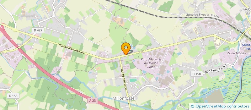 localisation de l'entreprise HAM IMMO à ROSULT