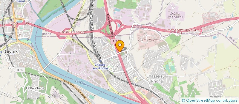 localisation de l'entreprise HAMA  MARIGNIER