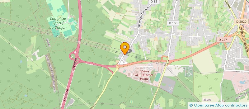 localisation de l'entreprise HAMA à OLIVET