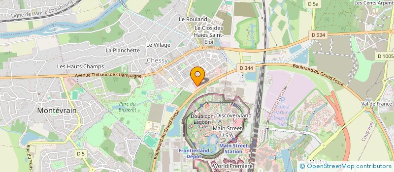 localisation de l'entreprise HAMA EURL à CHESSY