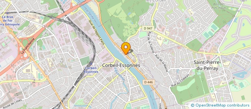 localisation de l'entreprise HAMA TRANSPORTS EXPRESS à CORBEIL-ESSONNES