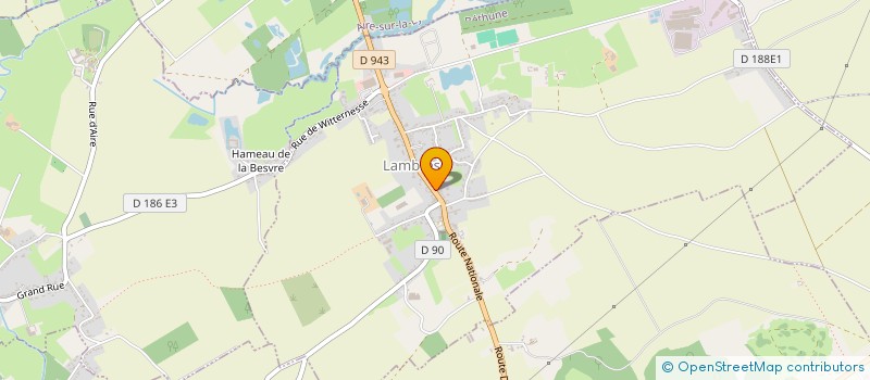 localisation de l'entreprise HAMAC  RACQUINGHEM