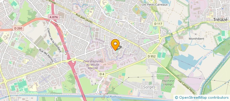 localisation de l'entreprise HAMAC  TRELAZE