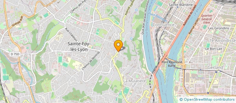 localisation de l'entreprise HAMAC INVESTISSEMENTS & PATRIMOINE à SAINTE-FOY-LES-LYON