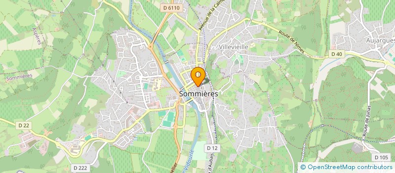 localisation de l'entreprise HAMACA  SOMMIERES