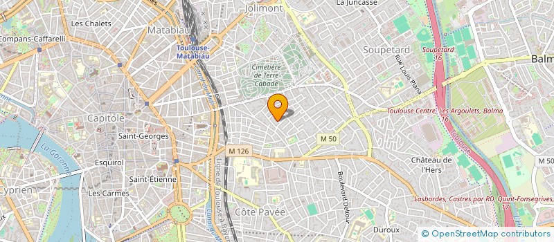 localisation de l'entreprise HAMACA GRANDE PRODUCTIONS à TOULOUSE