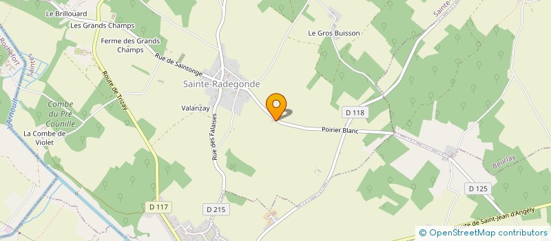 localisation de l'entreprise HAMACT  SAINTE-RADEGONDE