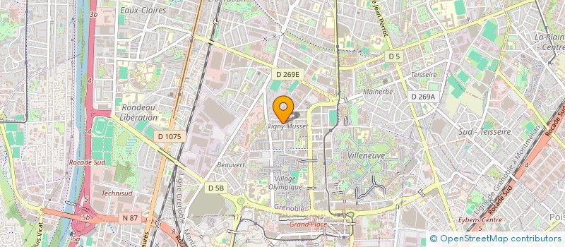 localisation de l'entreprise HAMADA à GRENOBLE