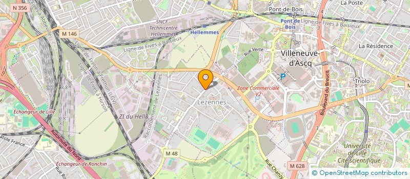 localisation de l'entreprise HAMADI-FRERES  LILLE