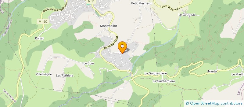 localisation de l'entreprise HAMAGA  SAINT-HEAND