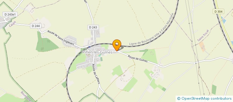 localisation de l'entreprise HAMAIN  PIHEN-LES-GUINES