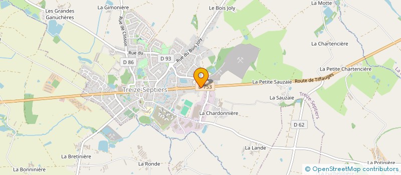 localisation de l'entreprise HAMAKIMA  TREIZE-SEPTIERS