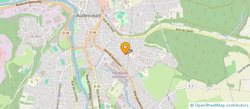 localisation de l'entreprise HAMAMCI FAMILY  AUDINCOURT