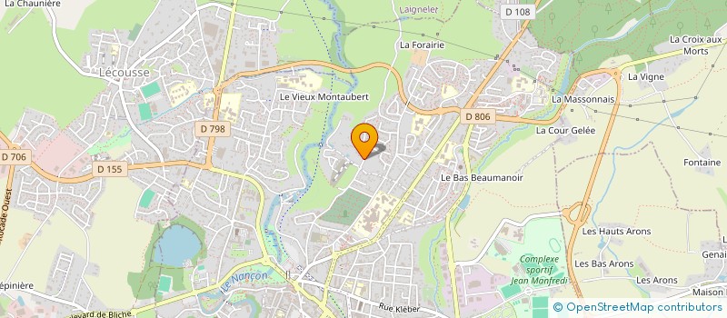 localisation de l'entreprise HAMAMELIR  FOUGERES