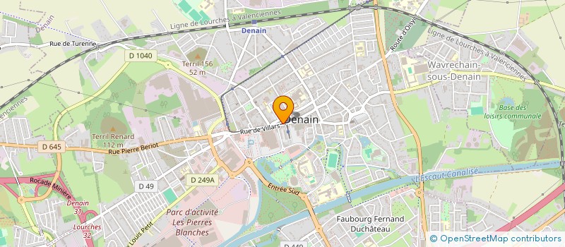 localisation de l'entreprise HAMAMELIS  DENAIN