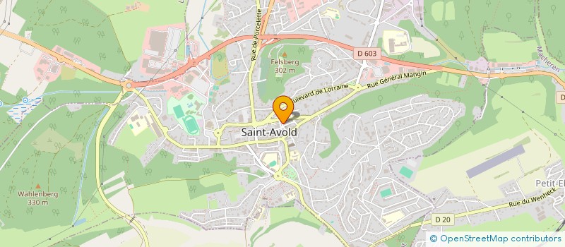 localisation de l'entreprise HAMAN SAINT VOLD à SAINT-AVOLD