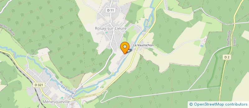 localisation de l'entreprise HAMANY  ROSAY-SUR-LIEURE