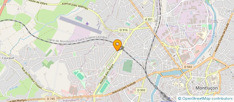 localisation de l'entreprise HAMAOULA SANS FRONTIERE (HSF) à MONTLUCON