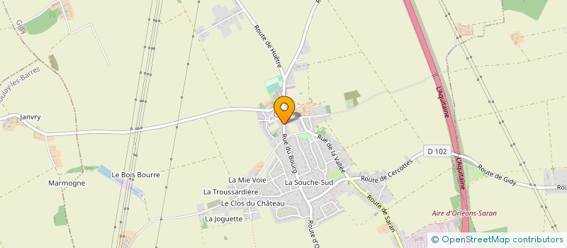 localisation de l'entreprise HAMARD DECAPAGE à GIDY