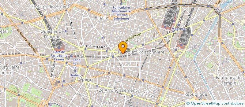 localisation de l'entreprise HAMARD VITAU à PARIS