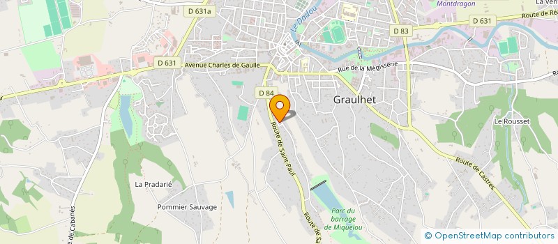 localisation de l'entreprise HAMARKET à GRAULHET