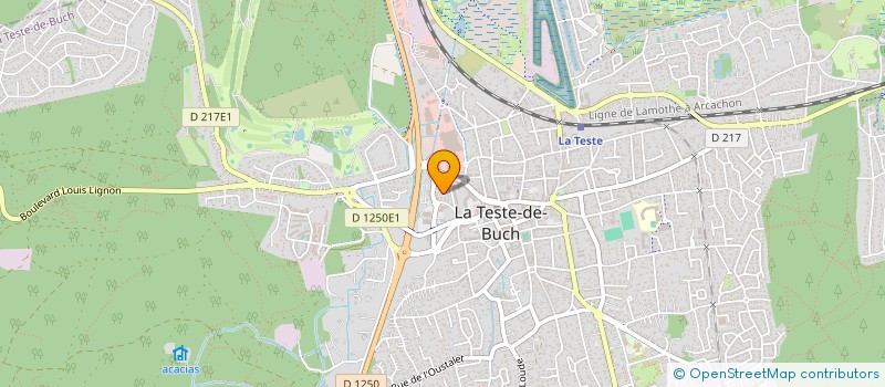 localisation de l'entreprise HAMATEO à LA TESTE-DE-BUCH