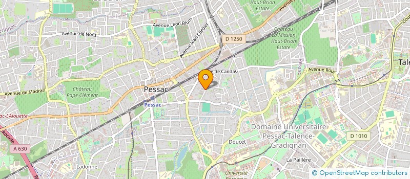 localisation de l'entreprise HAMBERGER COSTAS à PESSAC