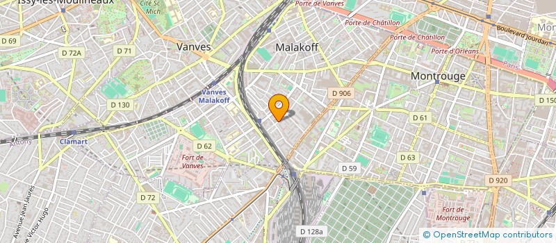 localisation de l'entreprise HAMBURGAME MALAKOFF à MALAKOFF
