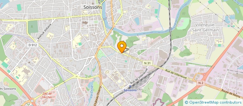 localisation de l'entreprise HAMBY SARL à SOISSONS