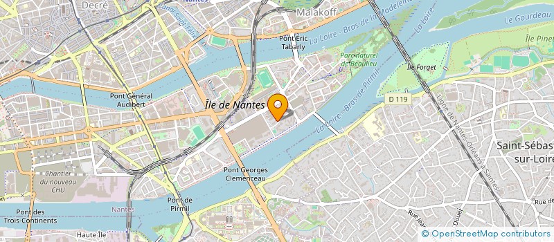 localisation de l'entreprise HAMBYE/DEMULIER  NANTES