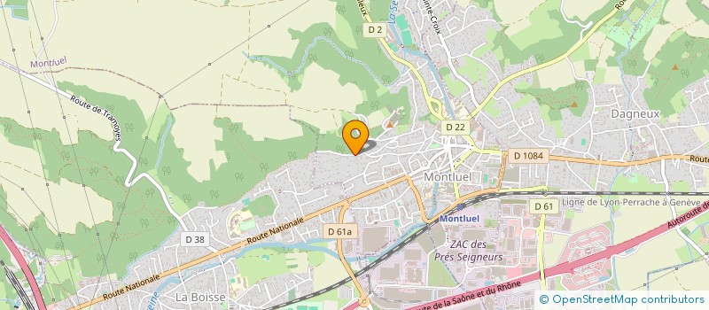 localisation de l'entreprise HAMD  MONTLUEL