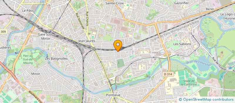 localisation de l'entreprise HAMDI TRANSPORTS à LE MANS