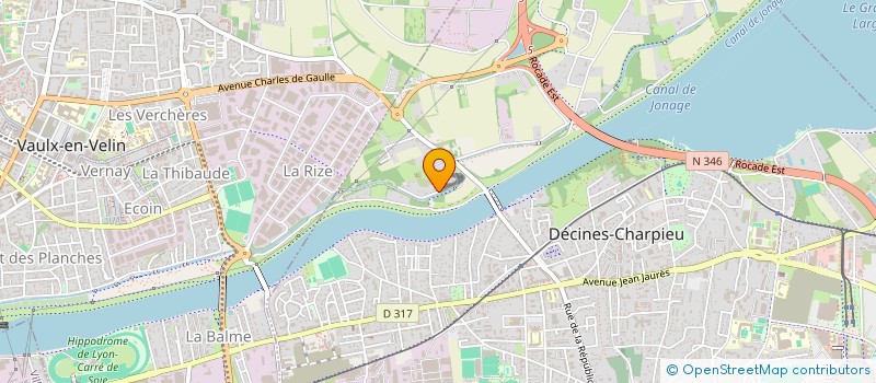 localisation de l'entreprise HAMDING IMMO  DECINES-CHARPIEU