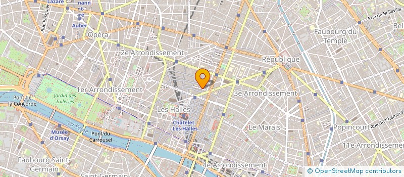 localisation de l'entreprise HAME  PARIS