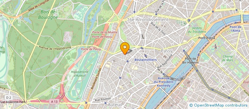 localisation de l'entreprise HAME  PARIS