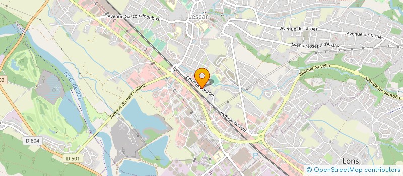 localisation de l'entreprise HAMEAU à LESCAR