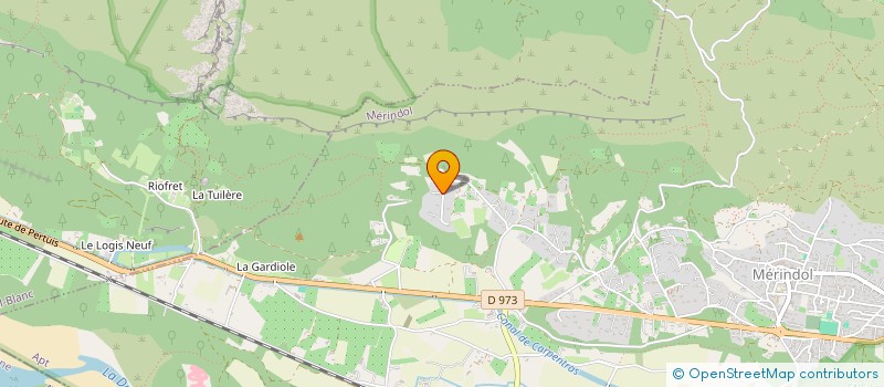 localisation de l'entreprise HAMEAU DE CHAMPEAU  MERINDOL