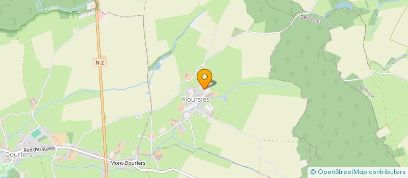 localisation de l'entreprise HAMEAU DE FLOURSIES  FLOURSIES